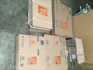 lot 46 image: Lot of Home Depot Boxes for Packaging