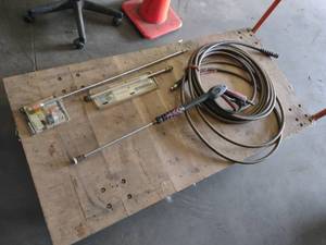 Pressure Washer Hose, Gun, & Extens...