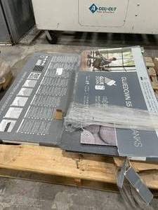 lot 97 image: 184 sq ft 19 x 38 Charcoal LVT - Glue Down Luxury Vinyl Tile