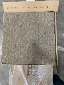 lot 57 image: 360 sq ft Mohawk Enlighten BeigeGrey 24 x 24 Carpet Tile