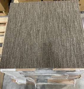 lot 54 image: 320 sq ft Shaw Scholarly Flattery Carpet Tile 24 x 24