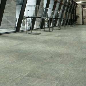 lot 44 image: 50 sq ft Shaw Floorte Mineral Mix Lava LVT - Floating Click Luxury Vinyl Tile