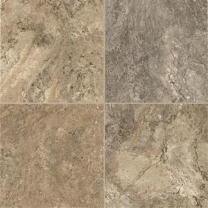 lot 67 image: 373 sq ft Alterna Reserve Travertine Cameo Brown LVT - Glue Down Luxury Vinyl Tile
