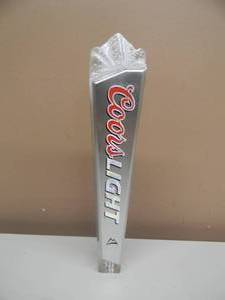 lot 13 image: NEW OLD STOCK - COORS LIGHT LIGHTED TAP HANDLE - NICE - APPROX 12.5 - SEE PICTURES