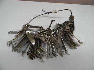 lot 16 image: LARGE COLLECTION OF OLD SCHOOL BOTTLE OPENERS - SOME RARE - HAMMS, GLUEK, HOLIDAY, OCONTO - WAY TO MANY TO LIST - SEE PICTURES