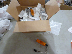 lot 75 image: Case of PM Amber Marker Lights