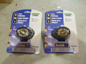 lot 81 image: 2 Power Zone 3 in 1 Headlamps