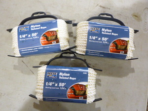 lot 97 image: 3 Spools of Reese Nylon Twisted Rope