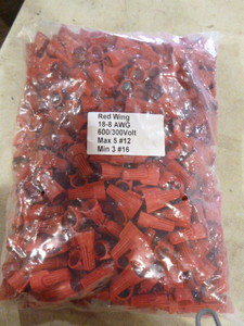 lot 99 image: Bag of Red Wire Connectors