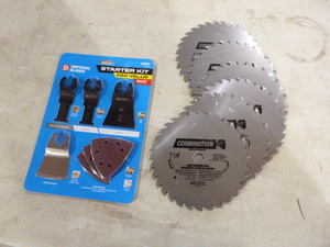 lot 110 image: Imperial Blades Starter Kit with 6 Combination Rip and Crosscut
