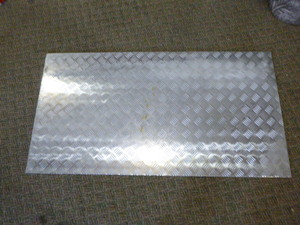 lot 122 image: Sheet of Aluminum Flooring