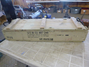 lot 151 image: Wooden Ammo Box
