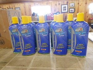 lot 164 image: 10 Bottles of Code Blue Odor Eliminator Shampoo