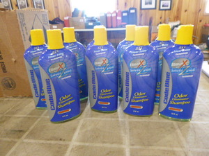 lot 165 image: 10 Bottles of Code Blue Odor Eliminator Shampoo