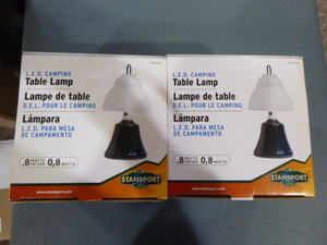 lot 219 image: 2 Stansport LED Camping Table Lamps