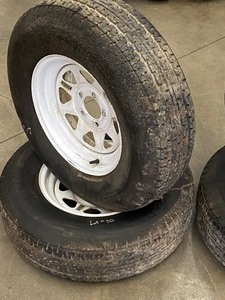 Set Of (4) Trailer Wheels & Tires