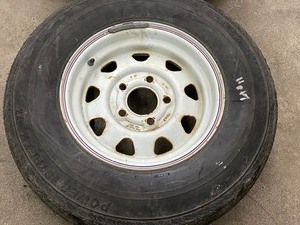 Set Of (2) Trailer Wheels & Tires