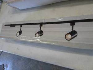 Hampton Bay 4-ft. 3-Light Black Int...