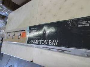 Hampton Bay 44 in. 3-Light Black R2...