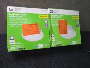 2 Commercial Electric Spin Light 7 ...