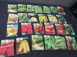 25 pks Assorted Burpee Vegetable Se...