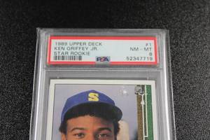 1989 Upper Deck Ken Griffey Jr. #1 PSA 8