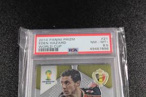 2014 Panini Prizm World Cup Eden Hazard #21 PSA 8.5
