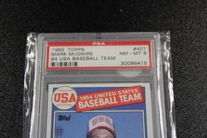 1985 Topps Mark McGwire #401 PSA 8