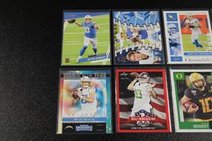Justin Herbert Rookie Card Lot  8 Rookie Cards