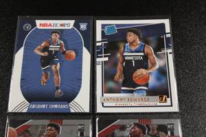 Anthony Edwards Rookie Card Lot  4 Rookie Cards