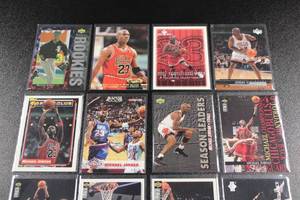 Michael Jordan Basketball Card Lot  16 Different Cards (1 Rookie Card)