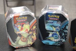 2021 Pokemon Factory Sealed Eevee Evolution Tin Set  3 Tins