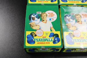 1980 Leaf Playball Major League Helmet Box Lot  4 Boxes