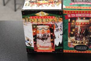 90s Deadstock Budweiser Holiday Stein Resale Lot  3 Steins