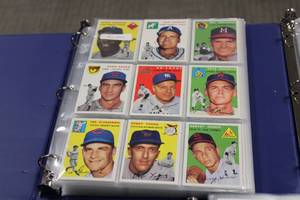 Baseball Card Binder Lot of Partial Sets  3 Partial Sets
