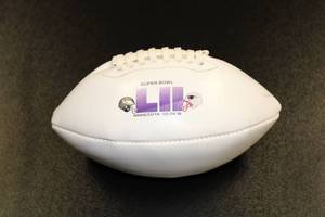 Super Bowl LII Mini Football Harrison Smith Autograph