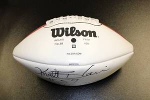 Minnesota Vikings Wilson Football Matt Blair Autograph w All Pro Inscription