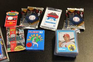 Misc Unopened Baseball Card Pack Lot wBonus  15 Packs