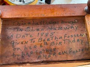 lot 94 image: Antique Childs or Doll Dresser Believed to be From 1885