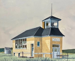 lot 191 image: Unframed Print of the Bricker School by S.J. Wallner