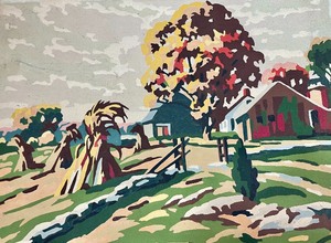 lot 207 image: Vintage Paint By Number Art