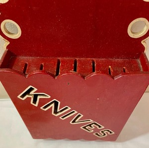 lot 423 image: Knife Holder, Bowl and Vase