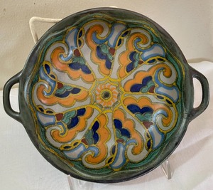 lot 220 image: Dish and Candle Holder by Gouda