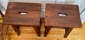 lot 348 image: 2 Wooden Stools