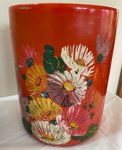 lot 229 image: 3 Vintage Ransburg Hand Painted Pieces