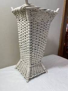 lot 128 image: Vintage Wicker Umbrella Holder
