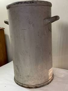 lot 133 image: Large Vintage Metal Kettle with Handles