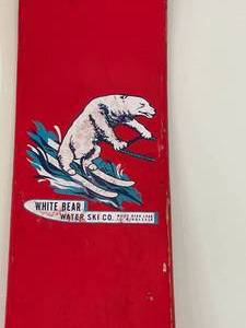lot 144 image: Single White Bear Water Ski Company Ski
