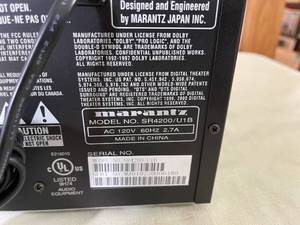 lot 152 image: Marantz AV Surround Receiver