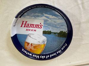 lot 163 image: Vintage Hamms Serving Tray